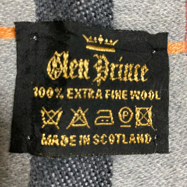 Glen Prince(グレンプリンス)の(値下げ)グレンプリンス　Glen Prince チェック柄マフラー レディースのファッション小物(マフラー/ショール)の商品写真