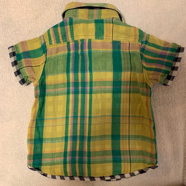 リバーシブル⭐︎半袖シャツ95センチ キッズ/ベビー/マタニティのキッズ服男の子用(90cm~)(Tシャツ/カットソー)の商品写真