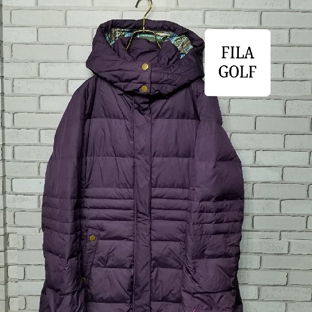FILA - 【FILA GOLF】フィラゴルフ ダウンコート ロング ダウンジャケットの通販 by one._.1's shop｜フィラならラクマ