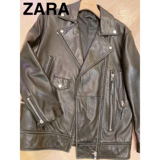 ZARA - ZARAラム革リアルレザーライダース美品の通販 by りーこ's