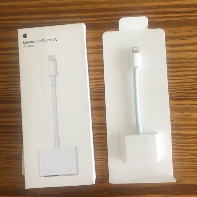 apple 純正アダプタ　HDMI