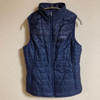 パタゴニア(patagonia)のパタゴニア  ナノパフベスト レディース Sサイズ ネイビー(ダウンベスト)