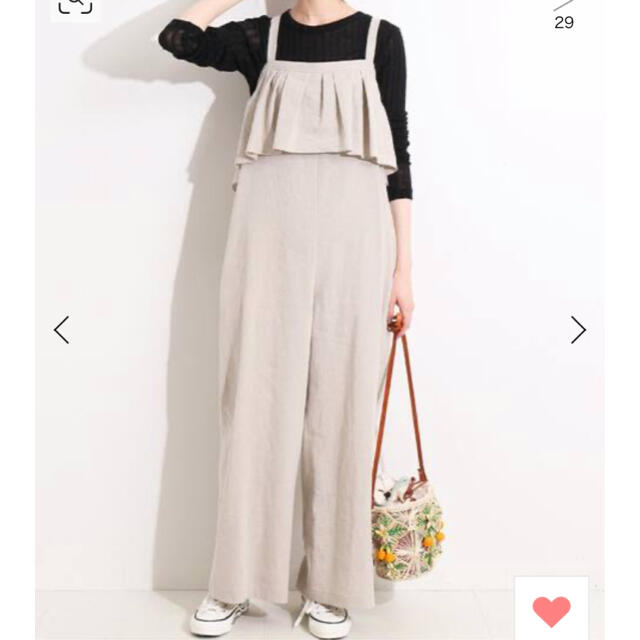 ホットスタイル 轟木節子さん× liflattie ships×リンネルのサロペット