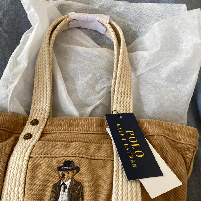 POLO RALPH LAUREN(ポロラルフローレン)の未使用タグつき　ポロラルフローレン ベアトートバッグ レディースのバッグ(トートバッグ)の商品写真