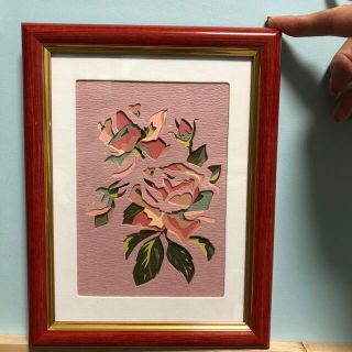 薔薇の切り絵　(趣味/スポーツ/実用)