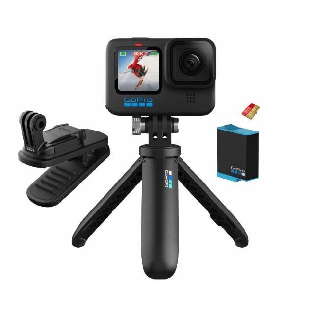 最大10%OFFクーポン - GoPro GoPro ゴープロ セット アクセサリー HERO10 ビデオカメラ