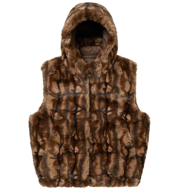 Supreme Faux Fur Hooded Vest