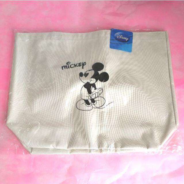 Disney(ディズニー)のミッキー★モノトーン ショッピングトートバッグ コスメ/美容のメイク道具/ケアグッズ(その他)の商品写真