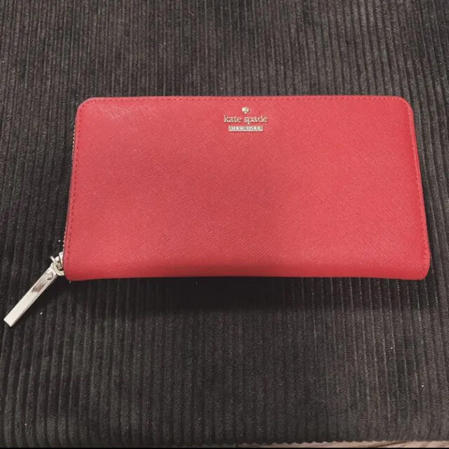 kate spade ケイトスペード 長財布　レッド