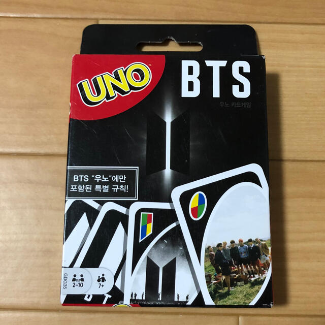 防弾少年団(BTS)(ボウダンショウネンダン)の韓国版 公式 UNO BTS ウノ カードゲーム 防弾少年団 バンタン エンタメ/ホビーのテーブルゲーム/ホビー(トランプ/UNO)の商品写真