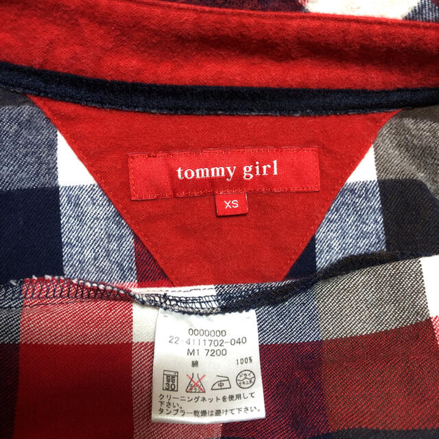 tommy girl(トミーガール)のトミーガールチェックブラウス美品 レディースのトップス(シャツ/ブラウス(長袖/七分))の商品写真