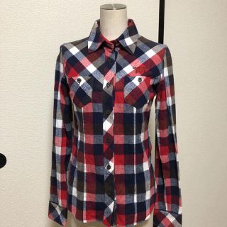 トミーガール(tommy girl)のトミーガールチェックブラウス美品(シャツ/ブラウス(長袖/七分))