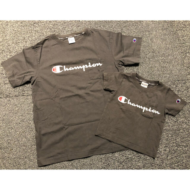 Champion(チャンピオン)のTシャツ　親子コーデ キッズ/ベビー/マタニティのキッズ服女の子用(90cm~)(Tシャツ/カットソー)の商品写真