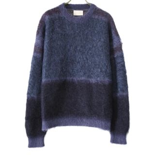 サンシー(SUNSEA)の【YOKE】 ROTHKO BORDER CREW NECK サイズ1(ニット/セーター)