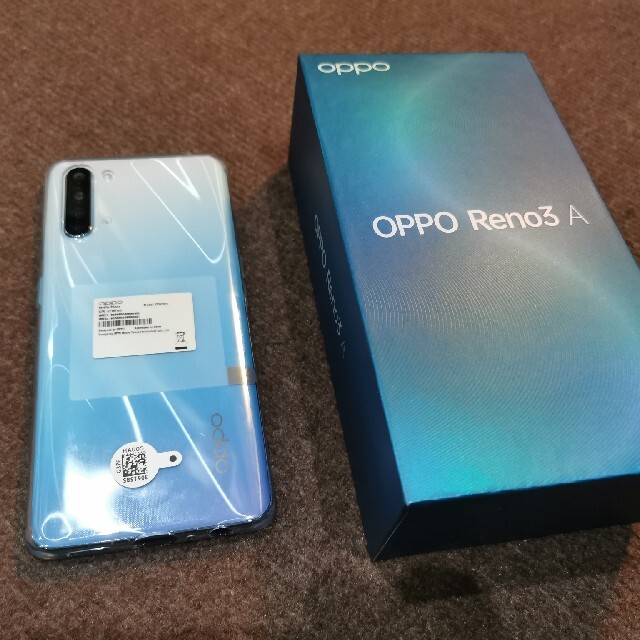 OPPO ホワイト SIMフリーの通販 by パル吉's shop｜ラクマ Reno3 A 128GB HOT得価