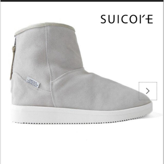 SUICOKE スイコック ミッド ムートンブーツ グレー