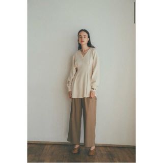 ステュディオス(STUDIOUS)のCLANE SHAPE LINE HEAVY RIB TOPS(カットソー(長袖/七分))