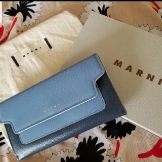 マルニ 財布(レディース)（ブルー・ネイビー/青色系）の通販 63点 