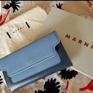 マルニ(Marni)のMARNIマルニ長財布/バイカラー/美品(財布)