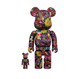 メディコムトイ(MEDICOM TOY)のBearbrick Psychedelic Paisley 100％&400％(その他)