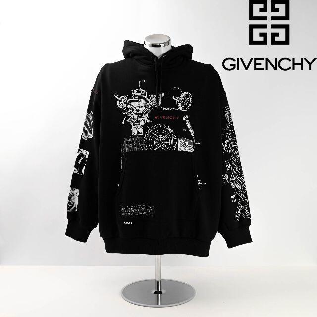 GIVENCHY(ジバンシィ)の新品 GIVENCHY SCHEMATICS オーバーサイズ パーカー メンズのトップス(パーカー)の商品写真