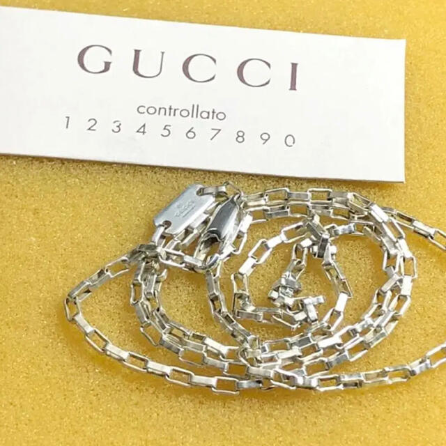 Gucci(グッチ)の美品　GUCCI 45センチ ベネチアンチェーンネックレス レディースのアクセサリー(ネックレス)の商品写真