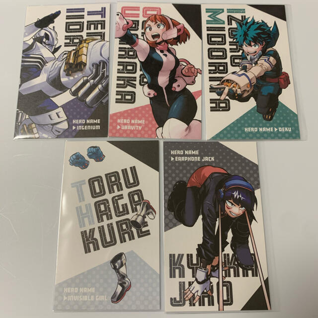 予約】 ヒロアカ 名刺カード ヒロアカ展 キャラクターグッズ