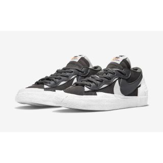 ナイキ(NIKE)の【送料込み★】sacai × NIKE BLAZER LOW 29㎝ 黒(スニーカー)