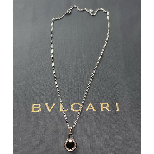 【新品正規品】BVLGARI ペンダント チャーム +チェーン 革紐 ネックレス