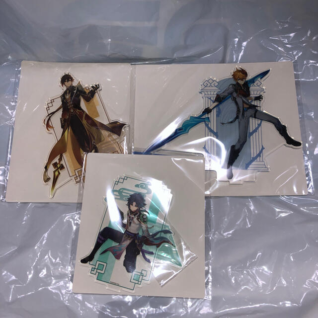 Genshin impact 原神 セガ限定 アクスタ 魈 鍾離 タルタリヤ-