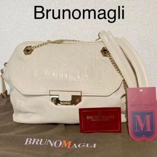 ブルーノマリ(BRUNOMAGLI)のセール　美品　Brunomagli ブルーノマリ　カーフレザー　2ウェイバッグ(ショルダーバッグ)