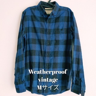 Weatherproofvintage バッファローチェックシャツ　Mサイズ(シャツ)
