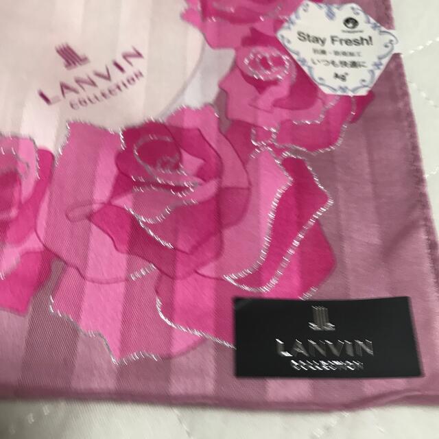 LANVIN(ランバン)の新品未使用　LANVIN ランバン　ハンカチ レディースのファッション小物(ハンカチ)の商品写真