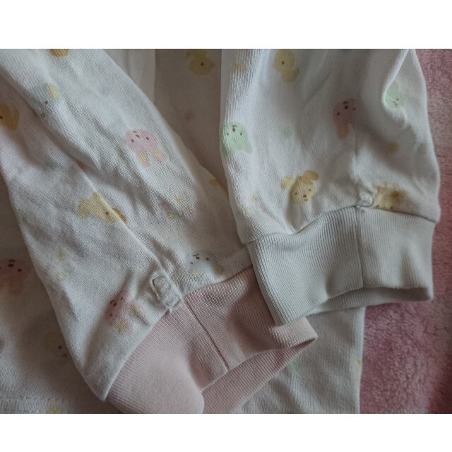 mikihouse(ミキハウス)のパジャマ 80 ２点セット キッズ/ベビー/マタニティのベビー服(~85cm)(パジャマ)の商品写真
