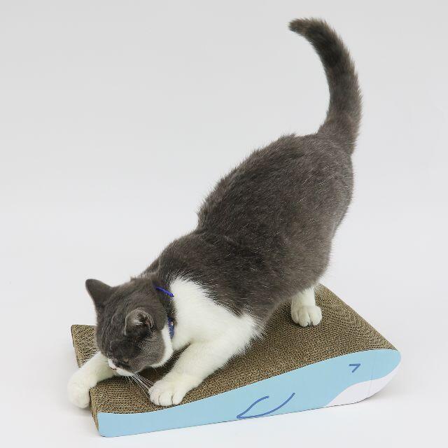 猫爪とぎ　クジラ二兄弟version その他のペット用品(猫)の商品写真