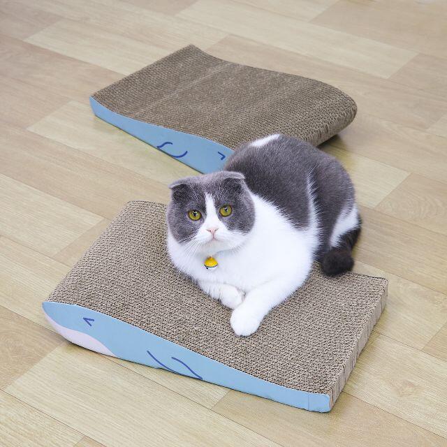 猫爪とぎ　クジラ二兄弟version その他のペット用品(猫)の商品写真