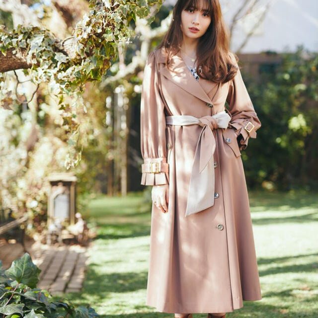 Belted Dress Trench Coat