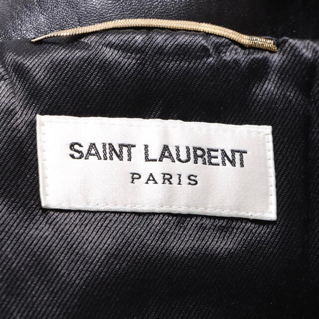 Saint Laurent(サンローラン)のにゃん様専用　サンローラン　ライダース　レディース  34サイズ レディースのジャケット/アウター(ライダースジャケット)の商品写真