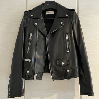 サンローラン(Saint Laurent)のにゃん様専用　サンローラン　ライダース　レディース  34サイズ(ライダースジャケット)