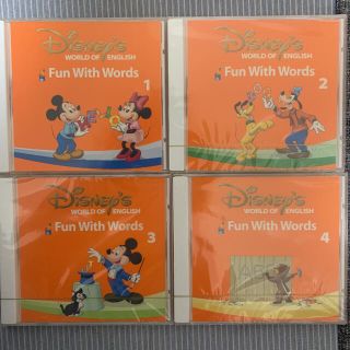 ディズニー(Disney)のDWE Fun with words CD４枚セット　未開封あり(知育玩具)