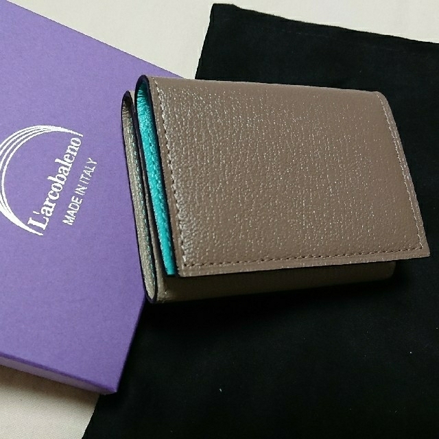 L'arcobaleno】新品未使用・限定色 三ツ折り ミニウォレット | www