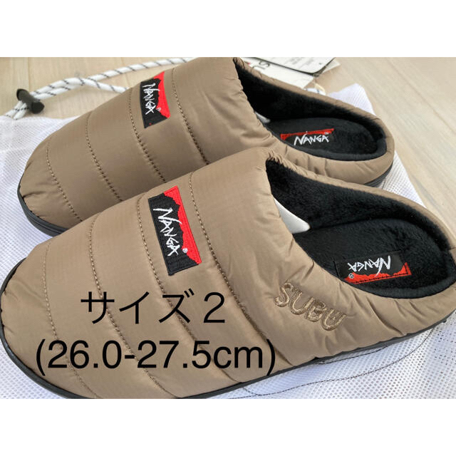 NANGA ×SUBU AURORA SANDAL COYOTE コヨーテ靴/シューズ
