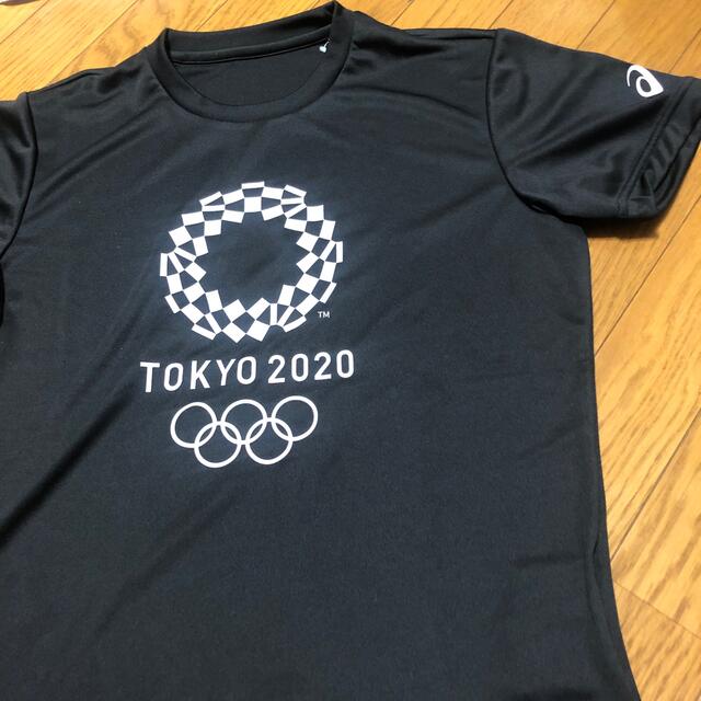 asics - 美品 アシックス 東京オリンピック2020 公式Tシャツ ブラック Mの通販 by kojuni｜アシックスならラクマ