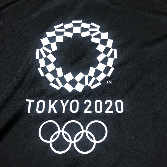 asics(アシックス)の美品　アシックス　東京オリンピック2020 公式Tシャツ　ブラック　M メンズのトップス(Tシャツ/カットソー(半袖/袖なし))の商品写真