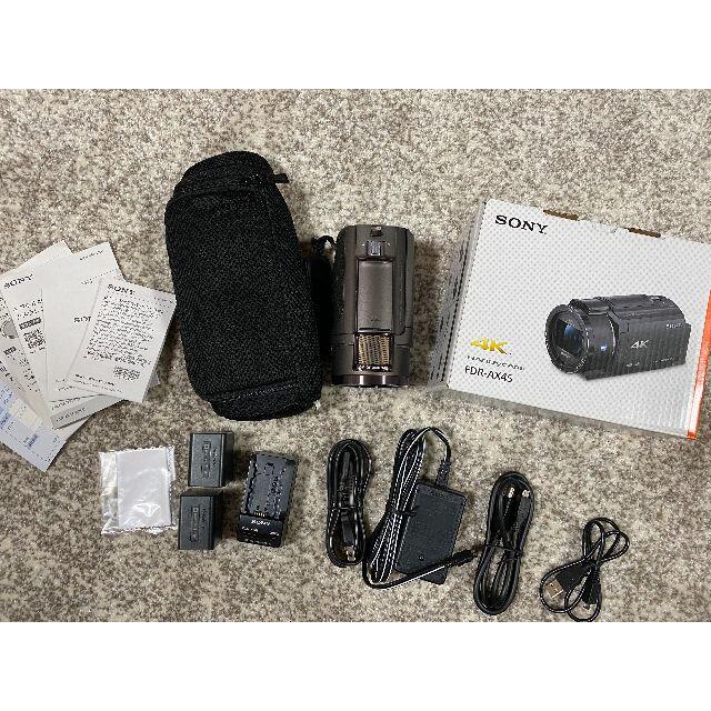 予約中!】 SONY - SONY FDR-AX45+予備バッテリー+ブースター
