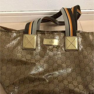 グッチ(Gucci)のGUCCI トートバッグ/シマグッチ/ハンドバッグ/トートバッグ(トートバッグ)