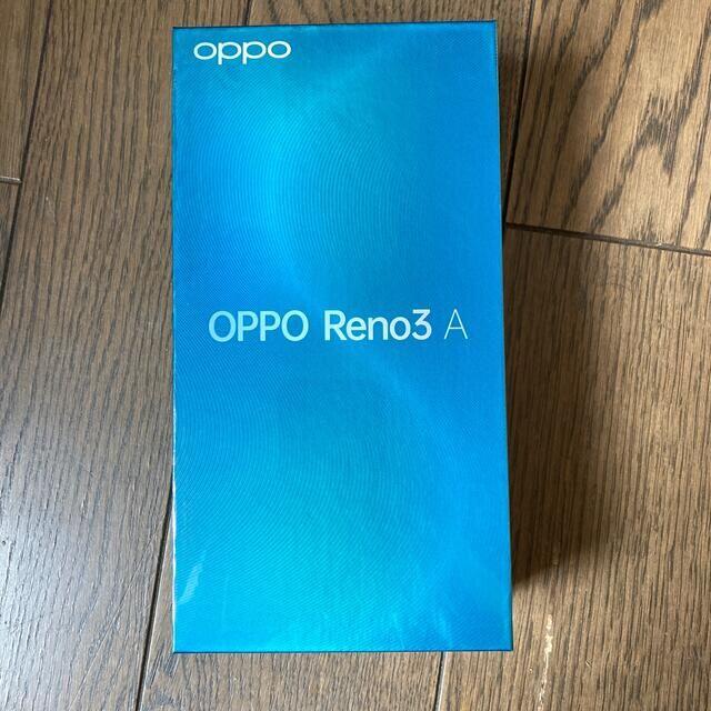 SIMフリー OPPO Reno3 A ホワイト simフリースマートフォン/携帯電話