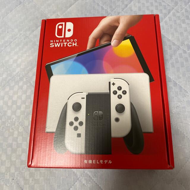 任天堂(ニンテンドウ)のNintendo Switch NINTENDO SWITCH (ユウキELモデ エンタメ/ホビーのゲームソフト/ゲーム機本体(家庭用ゲーム機本体)の商品写真