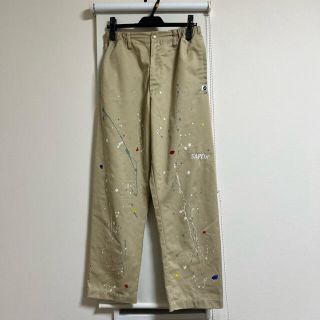 シュプリーム(Supreme)のSapeurサプール　SCS限定　ペイントパンツ　スケパン(ワークパンツ/カーゴパンツ)