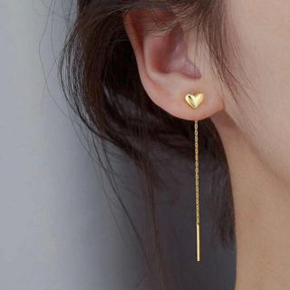 ハートの揺れるピアス(ピアス)